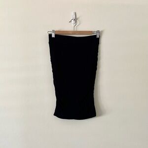 Athleta Black Ruched Skirt XxS